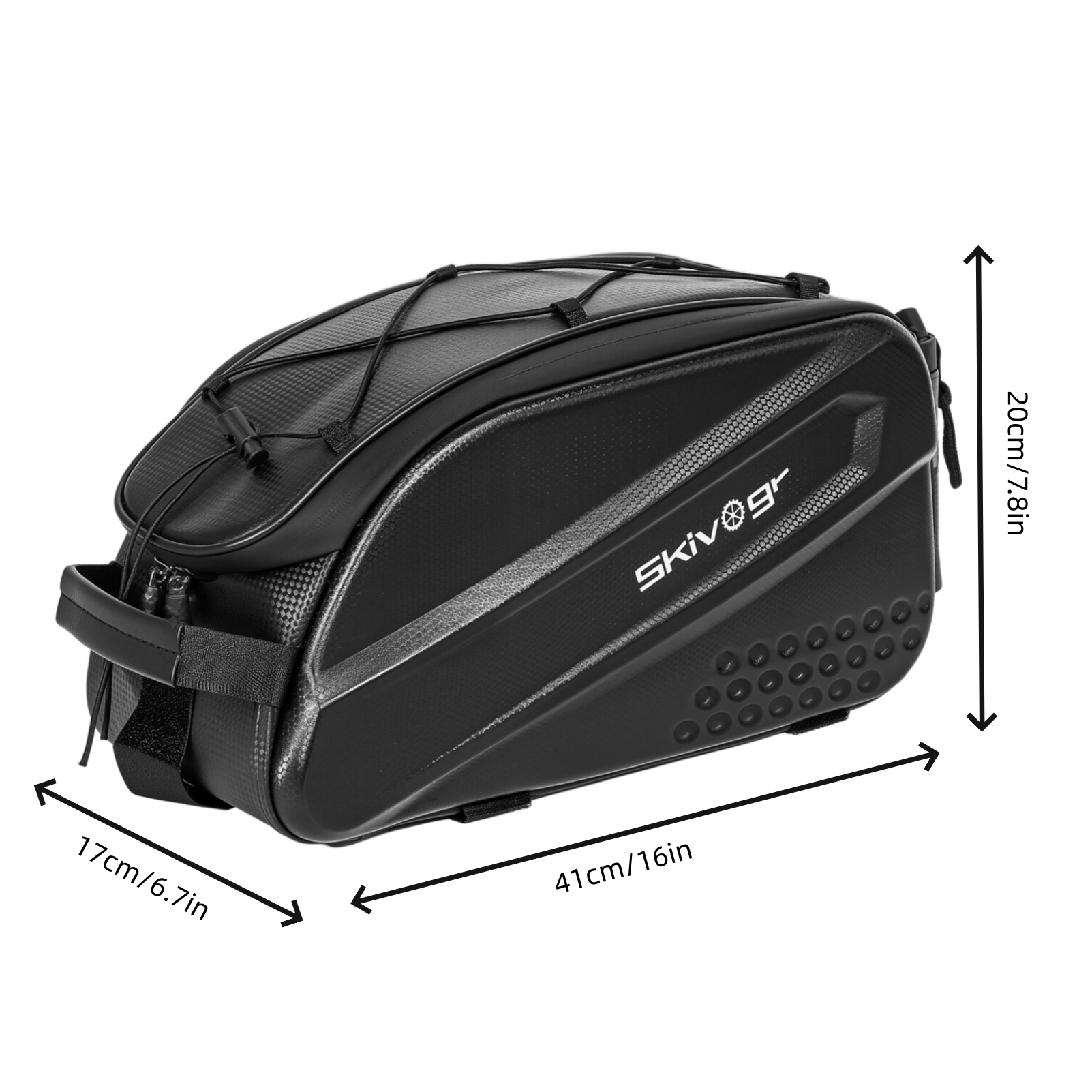 Bicycle bags for luggage racks