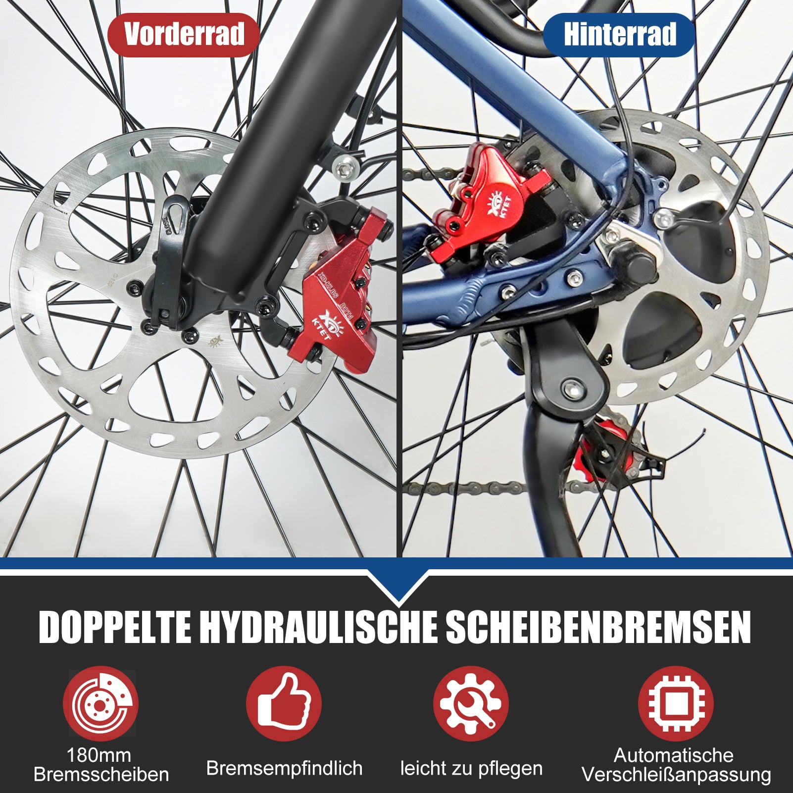 Y26 750W E-Bike Elektrofahrräder fur Damen und Herren, 26