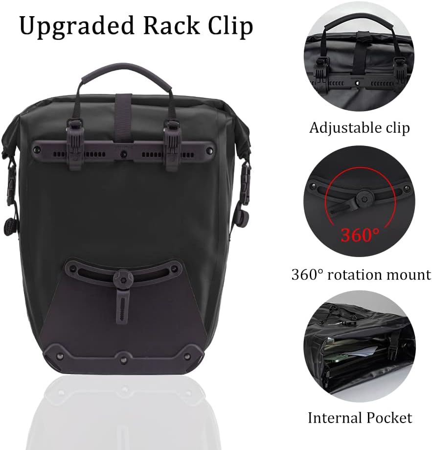 Bicycle rear rack bag