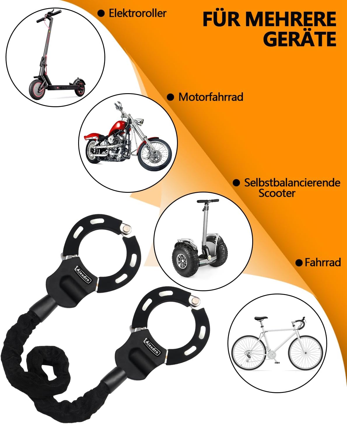 Bicycle handcuff lock