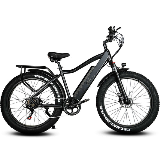 J26 750W EBike E Bike, 26"×4.0 Fat Bike, 48V 17Ah Battery, Electric Bike Men Women