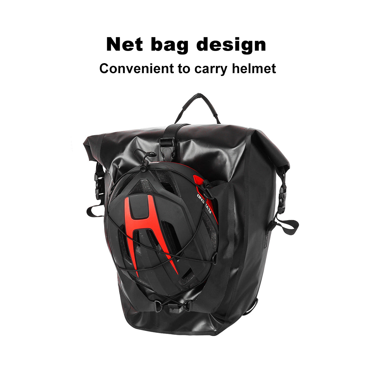 Bicycle rear rack bag