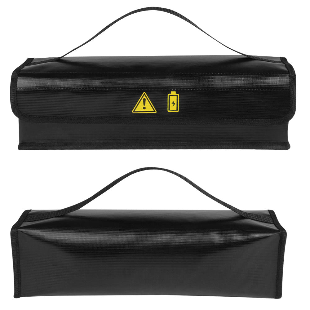 Bicycle battery fireproof bag