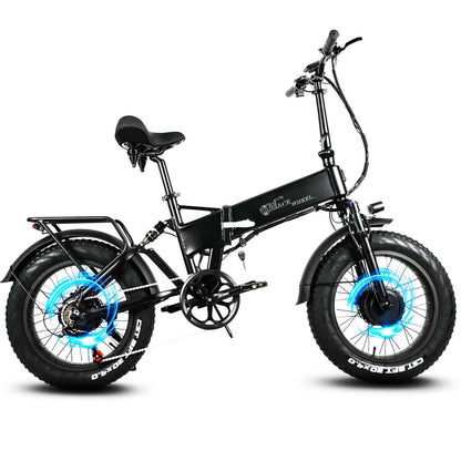 RX20 2000W Dual Motor Fat Ebike, 20"×4.0 Tire, 48V 18Ah Foldable E-bike Men Women