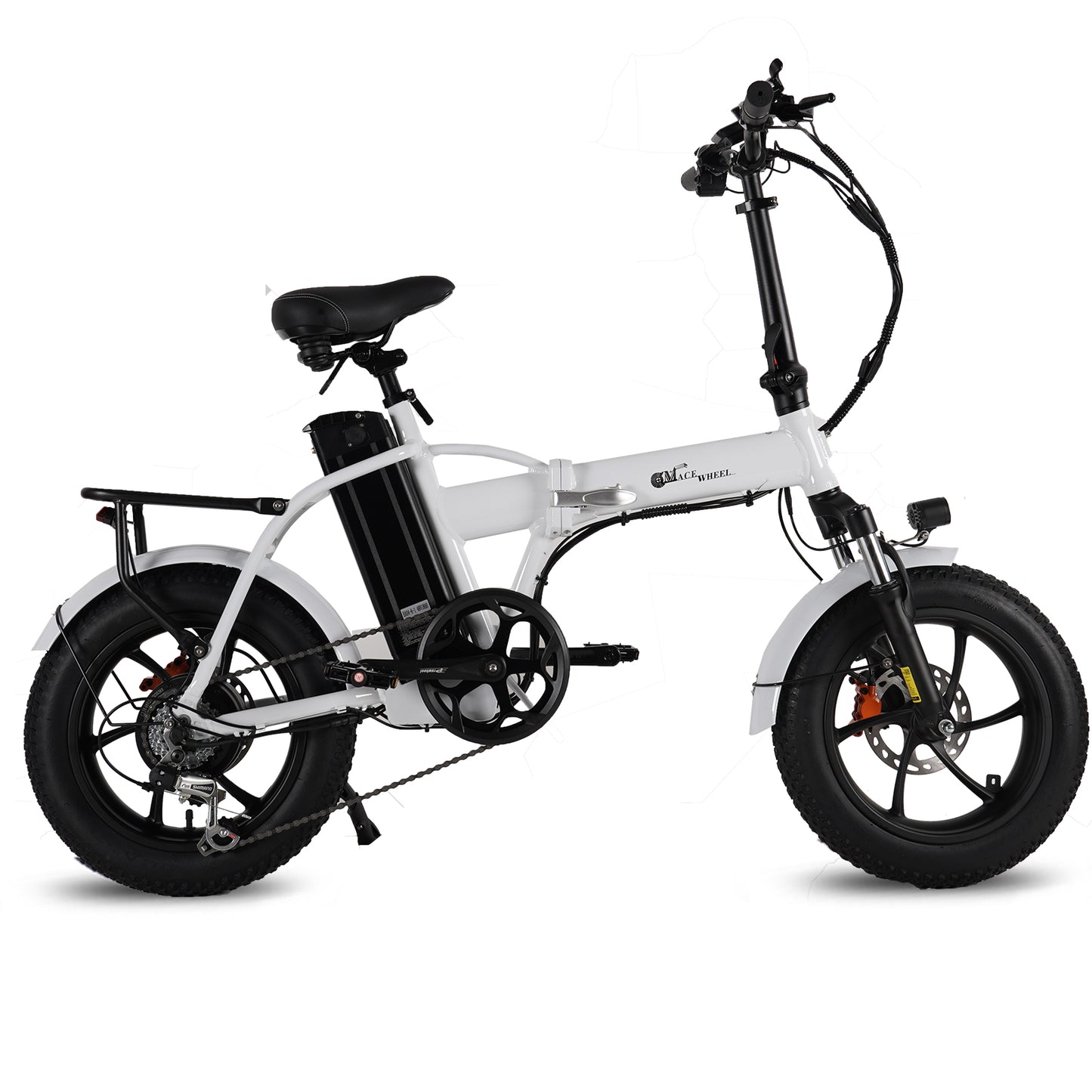 AC16  16"Folding Bike 250W E Bike Men Women, 48V/18Ah Fat E-Bike with 3.0 Tyres