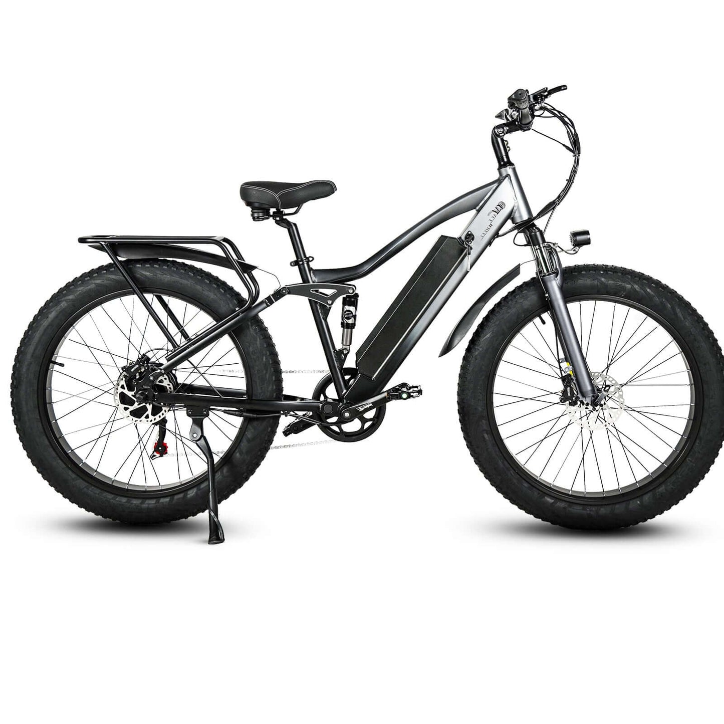 TP26 750W Full Suspension Fatbike Electric Bikes, 48V 17Ah Battery